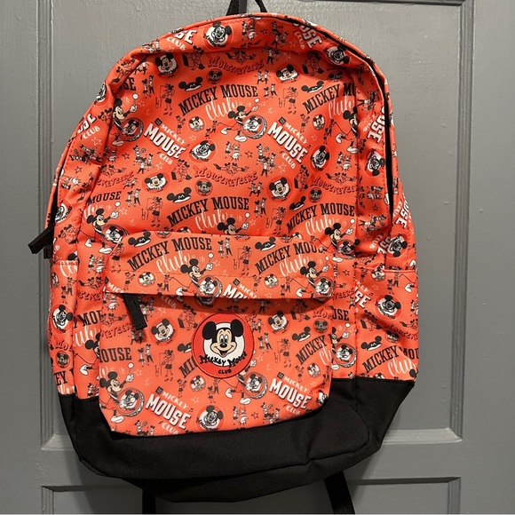 Disney Retro/Vintage Mickey Mouse Club Backpack. NWT - Picture 4 of 7